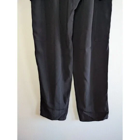 Bailey 44 Cargo Pants Women's Size Small Black Drawstring Flowy Gauzy Chiffon - Picture 5 of 10
